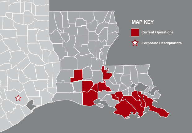 Extex_Operations Map_Louisiana